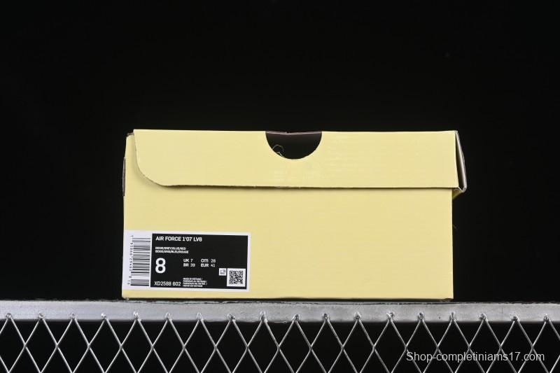 Nike Air Force 1 '07 Low Supreme Collaboration White Blue Gray Red Casual Sneakers - XD2588-602