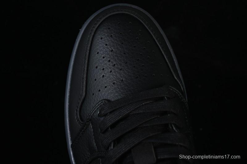 Nike Air Jordan 1 Low AJ1 Black White Canvas Patch Low Top Casual Basketball Shoes - HV5968-001