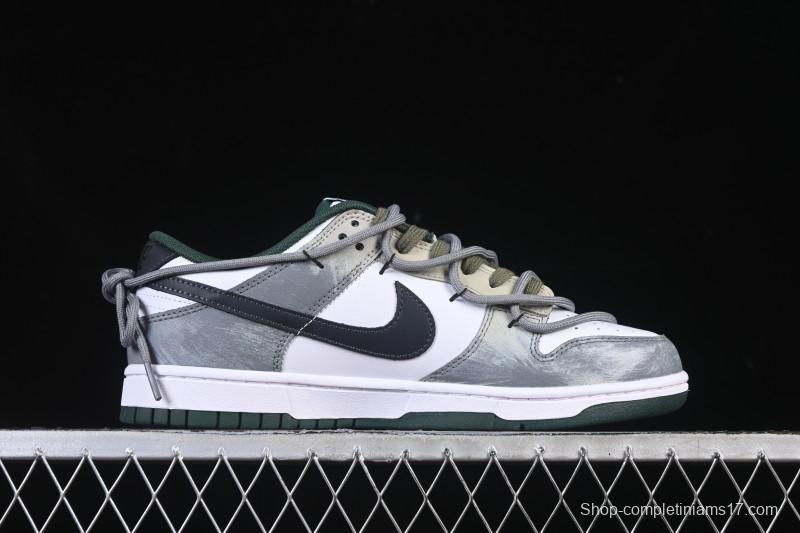 Nike SB Dunk Low Anniversary Custom Low-Top Casual Skate Shoes - DV0833-111