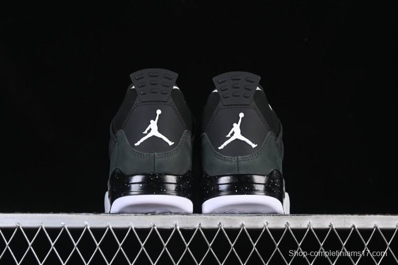 Nike Air Jordan 4 Retro Basketball Shoes with Fear Pack Design - FQ8138-002