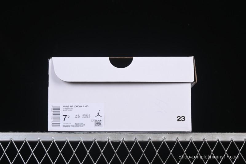 Nike Air Jordan 1 Mid Jade Smoke - BQ6472-138