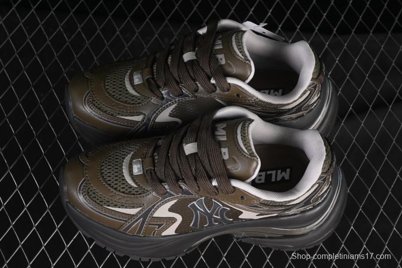 New York Yankees Chunky Curve Runner Enamel Thick Sole Casual Running Shoes - 3ARNSPE5N50BRS