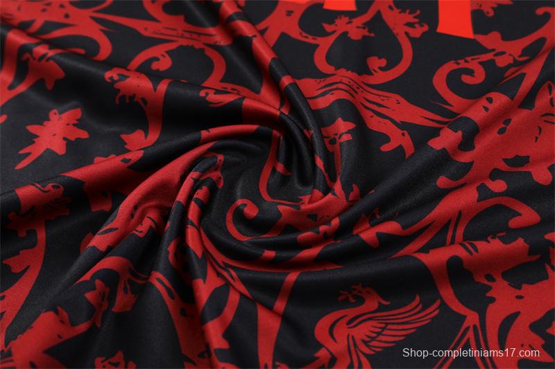25/26 Liverpool Red Camouflage Half Zipper Jacket+Long Pants