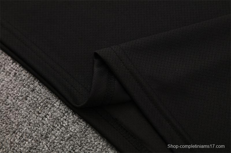 25/26 PSG Black T90 with XS Short Sleeve+Soccer Shorts