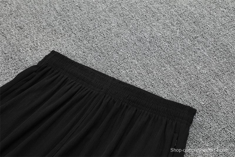 Player Version 25/26 Brazil Black Half Zipper Jacket+Long Pants