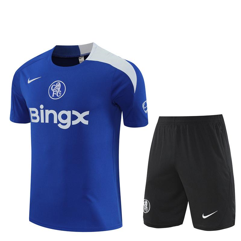 25/26 Chelsea Blue T90 with XS Short Sleeve+Soccer Shorts