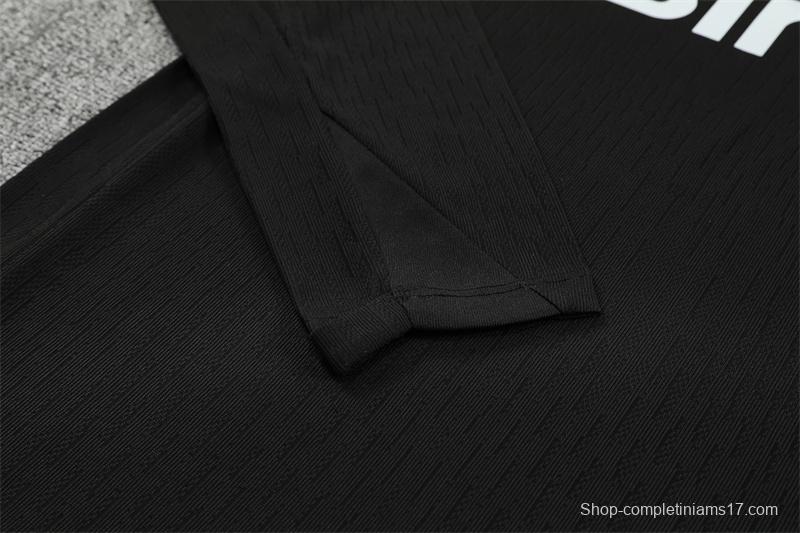 Player Version 25/26 Chelsea Black T90 Half Zipper Jacket+Long Pants