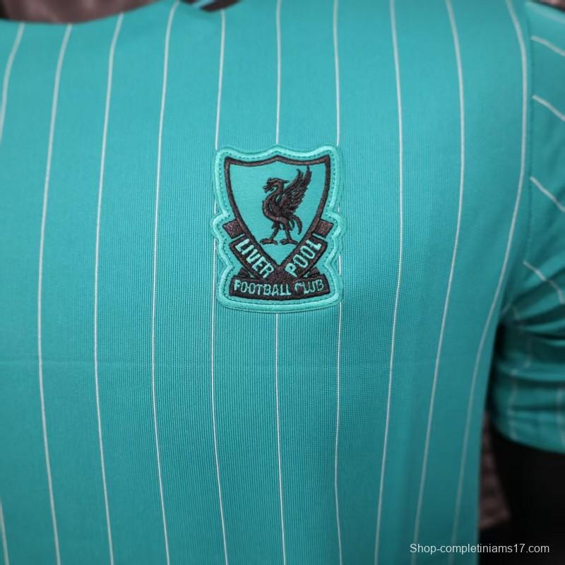 Player Version 25/26 Liverpool  Adidas Original Blue Jersey