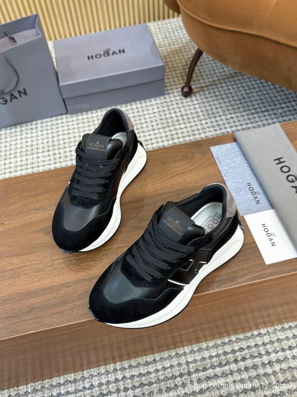 Hogan H-STRIPES Series Couple Thick Sole Dad Shoes Airship Sneakers - AS00350