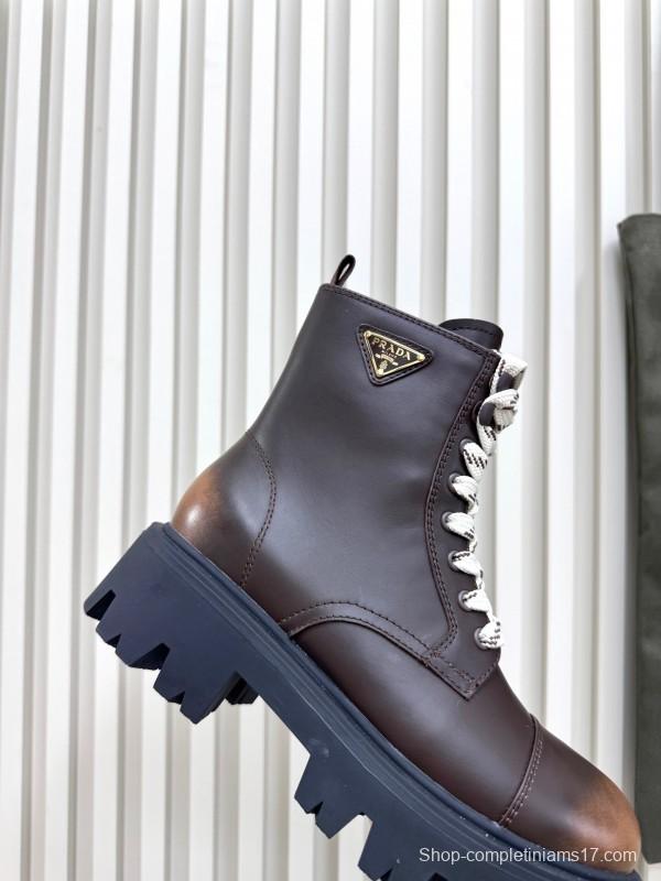 Prada 2025 SS Platform Martin Boots - LY0350