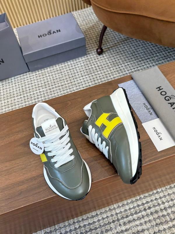 Hogan H-STRIPES Series Chunky Platform Dad Shoes Casual Sneakers - AS00350