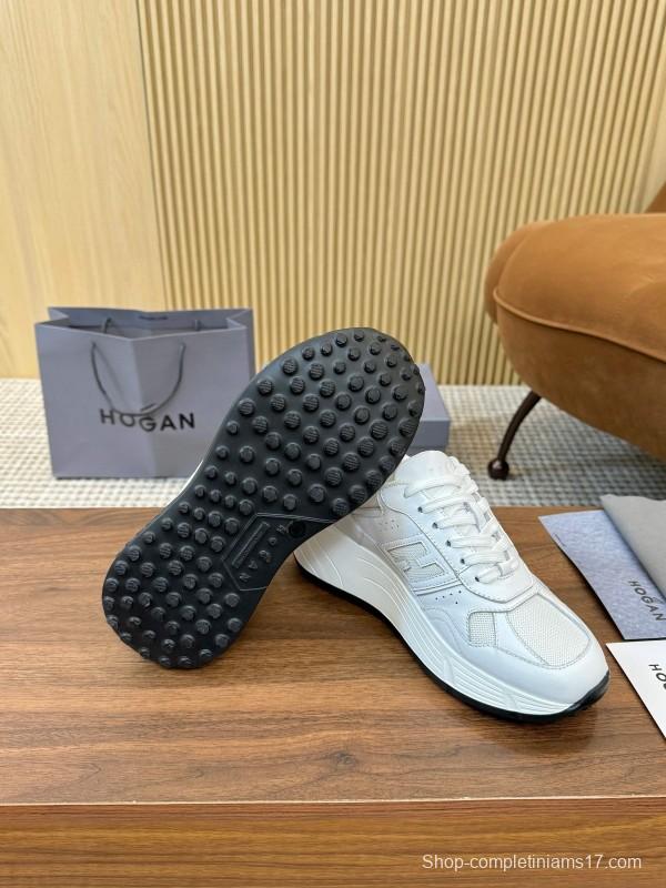 Hogan H-STRIPES Series Couple Thick Sole Dad Shoes Leisure Sneakers - LY00370/LY00380