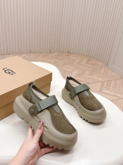 UGG 2025 SS New Wool Shoes with Lightweight EVA Sole and Water-Resistant Suede - KFY00260
