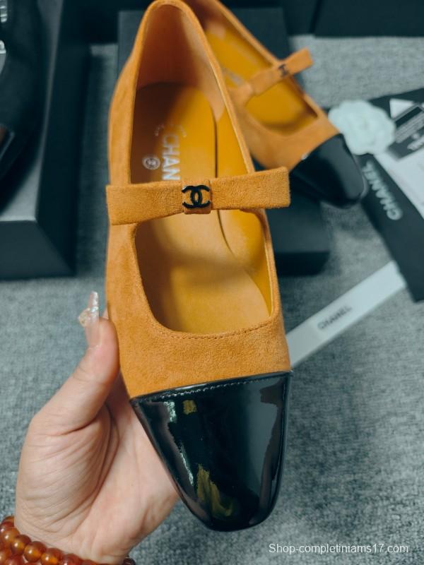 Chanel Classic Slingback Bow Flats - LY00290