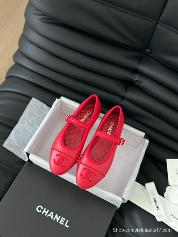 Chanel SS 2025 Runway Mary Jane Flats - LY00