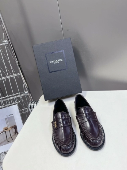 Saint Laurent 2025/SS Classic Loafer Shoes - KFY00350