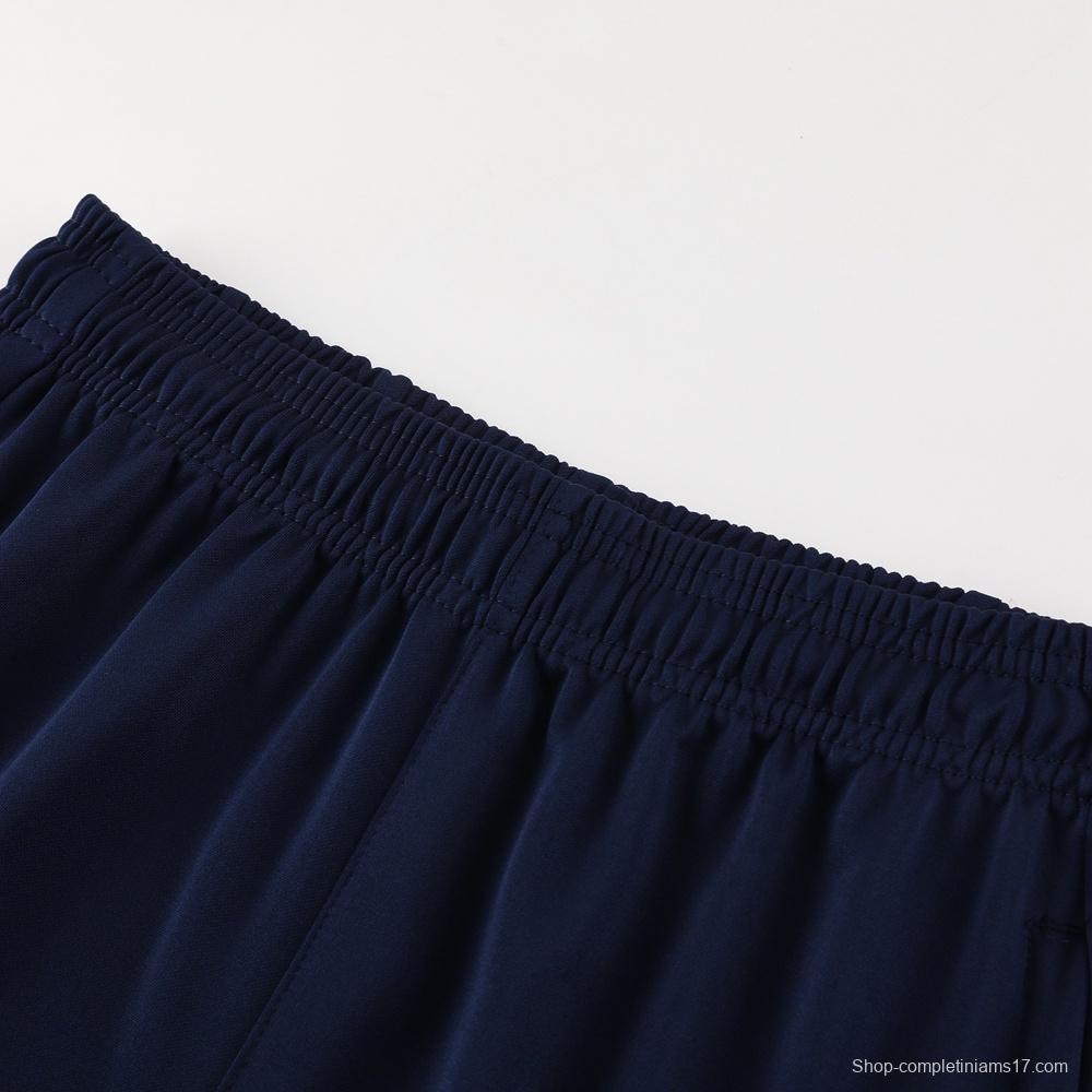 23/24 PSG Royal Blue S-2XL Half Zipper Jacket+Long Pants