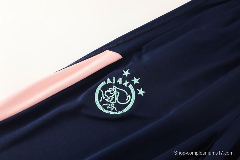 25/26 Ajax Navy Half Zipper Jacket+Long Pants
