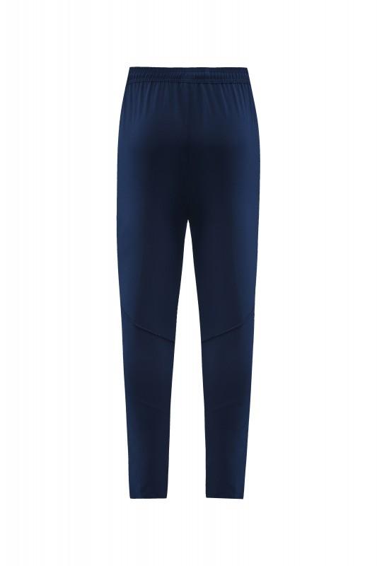 2025 Adidas Royal Blue Half Zipper Jacket+Long Pants S-2XL