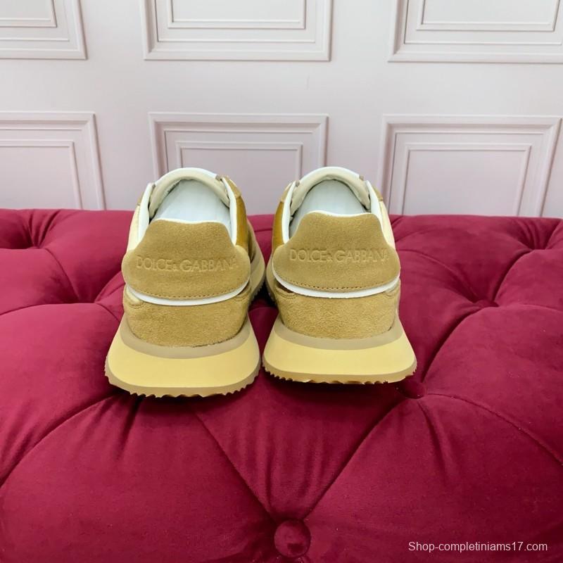 Dolce & Gabbana 2025 SS New Collection Luxury Embroidered Logo Sneakers - AS00300