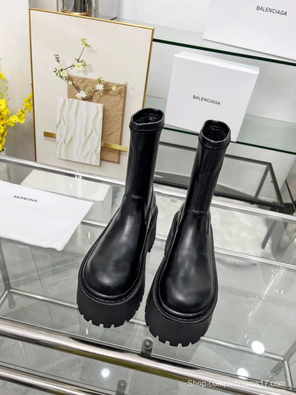 Balenciaga 2025/SS Autumn Winter Platform Ankle Boots Heavy Craftsmanship - LY00350