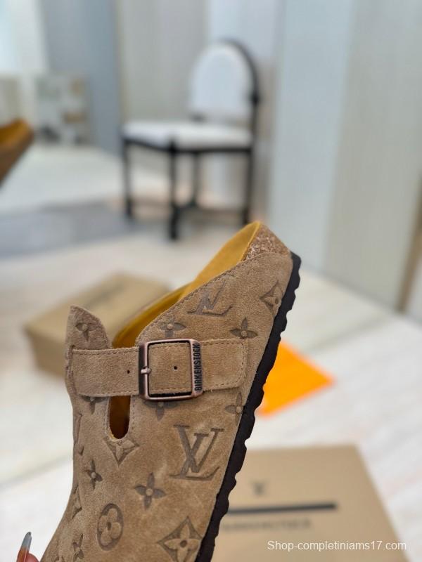 Louis Vuitton Louis Vuitton × BIRKENSTOCK Boston Soft Sole Mule Slippers - KFY00300