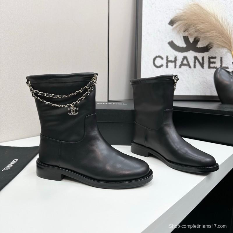 Chanel 2025 SS Short Boots Essential Fall Winter Item - LY00420