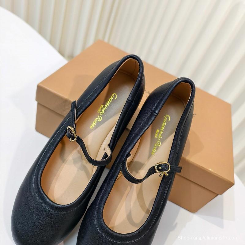 Gianvito Rossi Bohemian Style Flat Ballet Shoes - LY00310