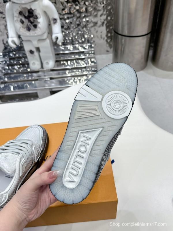 Louis Vuitton LV Trainer Basketball Series Washed Board Shoes - LY00430