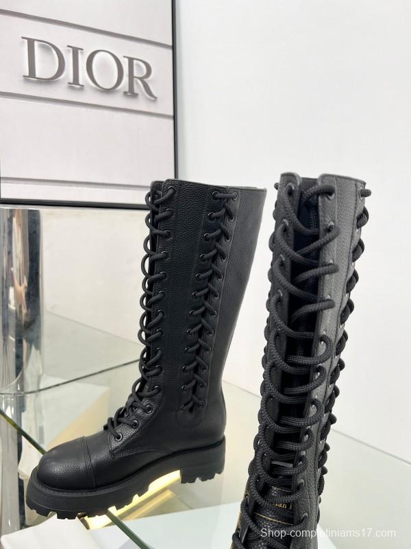 Dior 2025/SS Autumn Winter Boots Retro Work Style Internet Celebrity Boots - LY00460