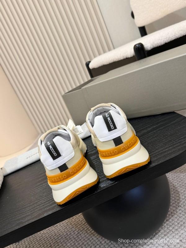 Brunello Cucinelli Casual Sneakers with Seasonal Colors and Leather Lining - KFY00320