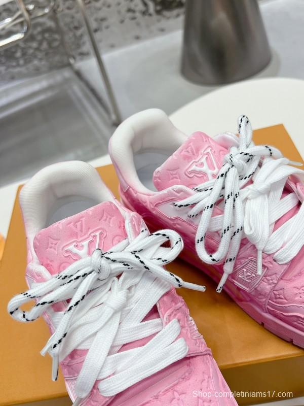 Louis Vuitton LV Trainer Basketball Series Washed Sneakers - LY00430