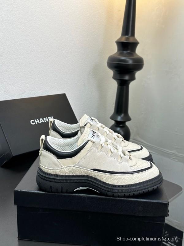 Chanel 2025 SS Milan Runway Chunky Sole Sneakers - LY00320