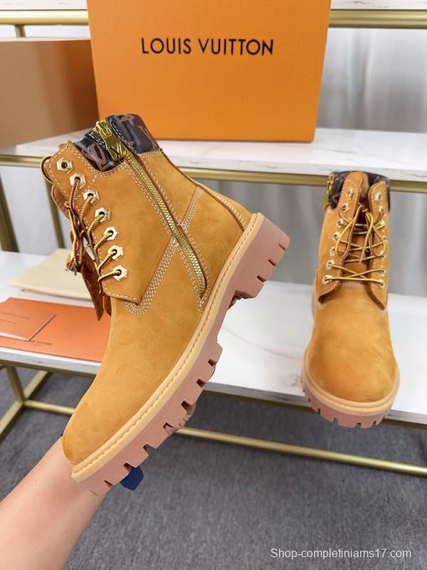 Timberland 6-Inch Monogram Ankle Boots Waterproof Suede Collaboration - LY00380