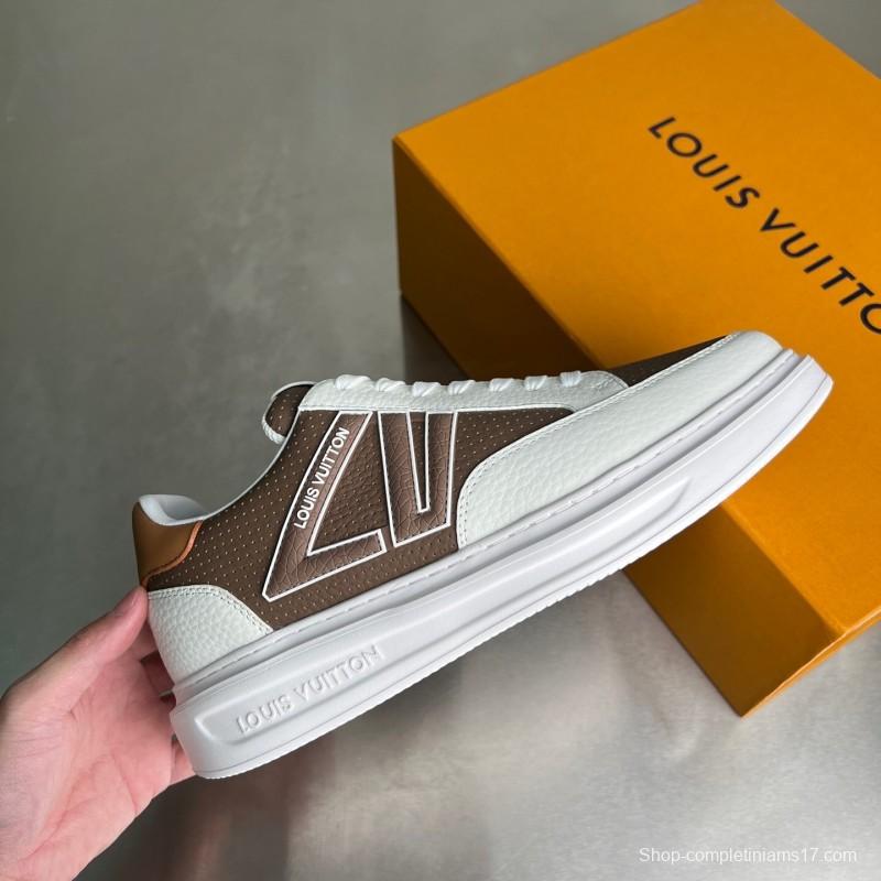 Lv Beverly Hills Low-Top Fashion Sneakers - 2025SS