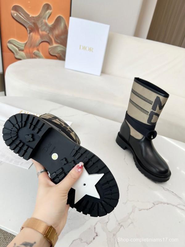 Dior 2025/SS Autumn Winter Boots Retro Work Boots Slip-On - LY00320