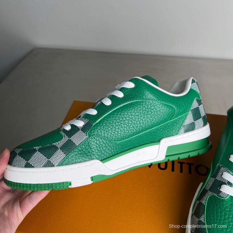 Louis Vuitton Signature Logo Casual Shoes with Imported Calfskin - YC