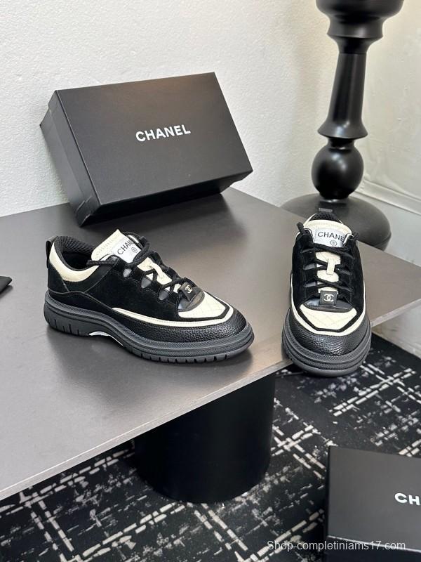 Chanel Spring-Summer 2025 Runway Thick Sole Sneakers - LY00320