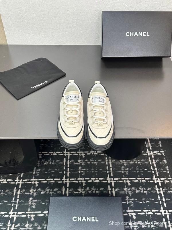 Chanel 2025 SS Milan Runway Chunky Sole Sneakers - LY00320