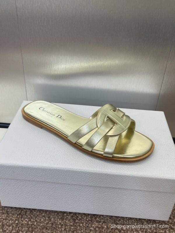 Dior D-Club Jelly Color Hollow Layered Cross-Strap Women Sandals - KFY00280