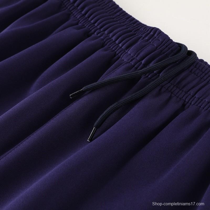 24/25  England Purple Full zipper Jacket Tracksuit+ long pants