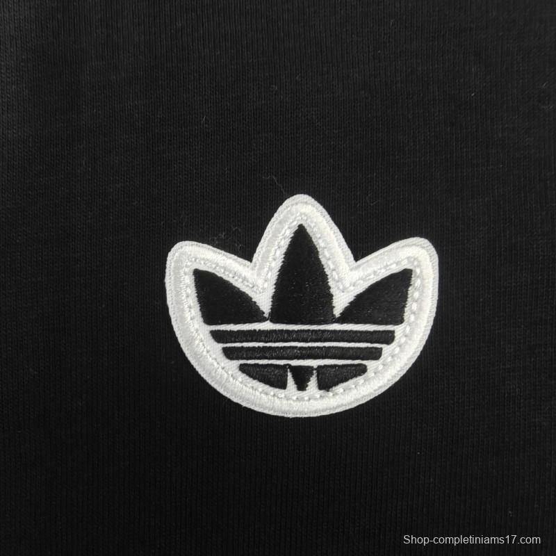 25/26 Adidas x Newcastle United Retro Embroidered Logo Hoodie 9 Colors