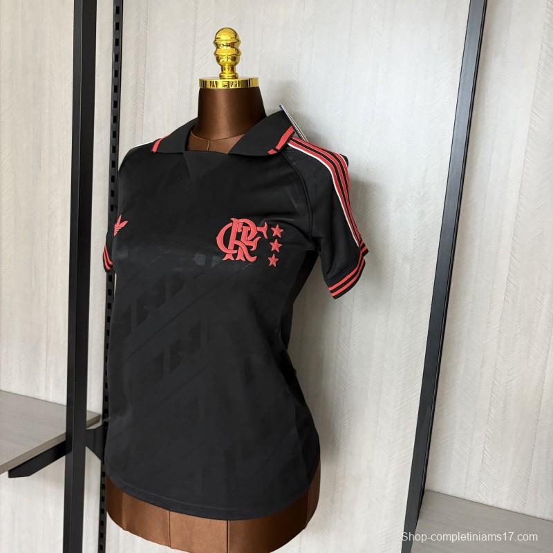 25/26 Women Flamenco Retro Black Jersey