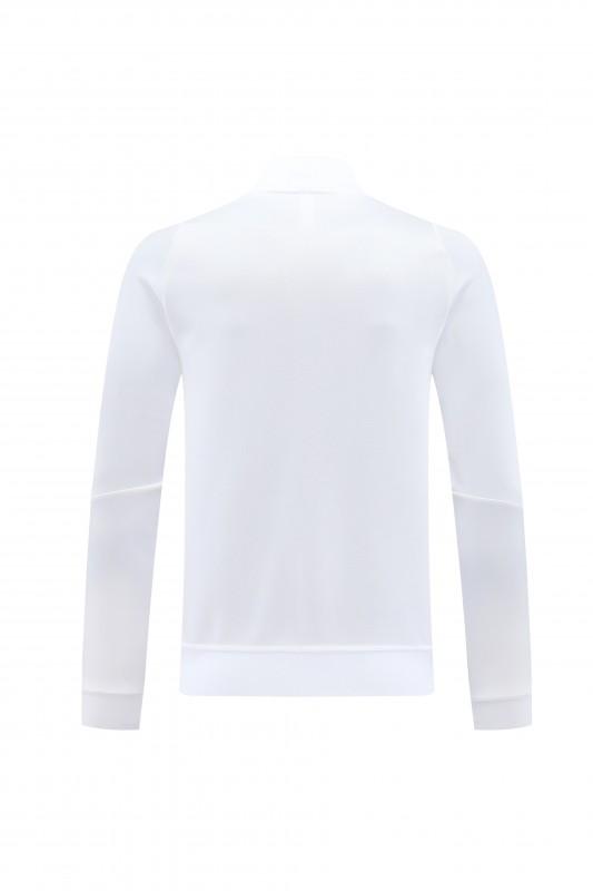 25/26  Juventus White  Full zipper Jacket Tracksuit+ long pants