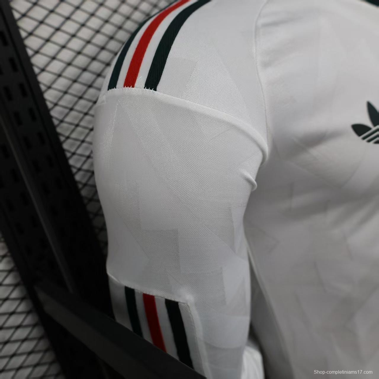 Player Version 2026 Mexico Away White Long Sleeve Jersey