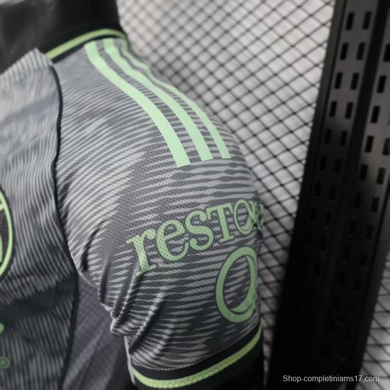 25/26 Player Version  Club América Third Gray Neon Green Jersey
