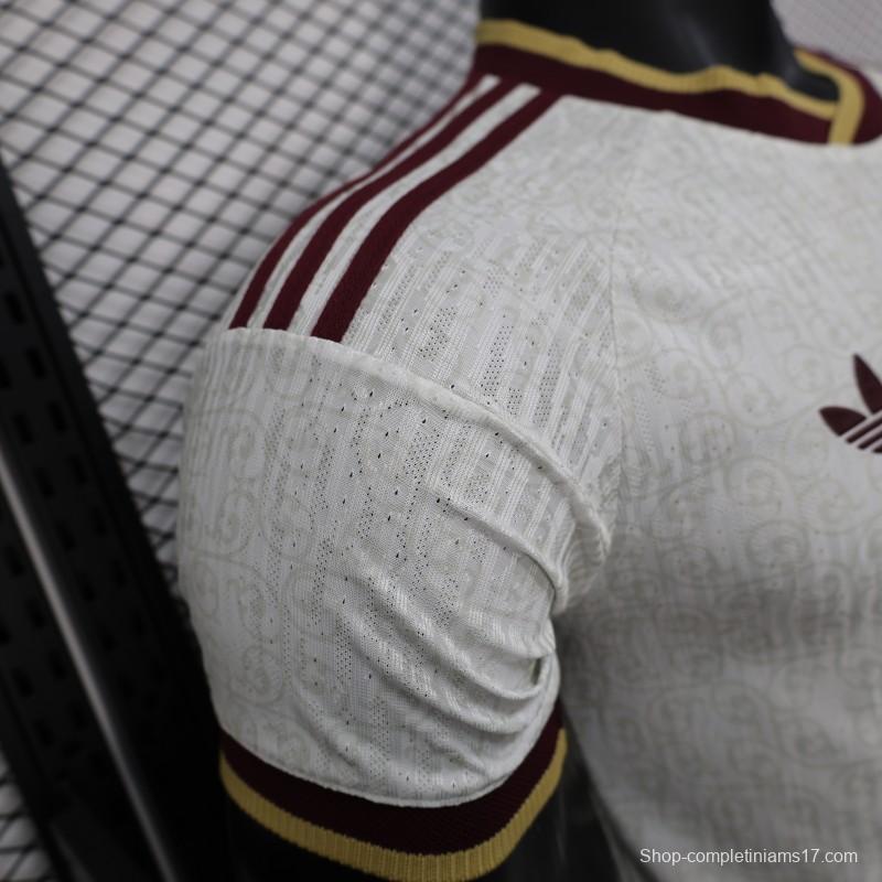 2026 Player Version  Spain Away Off-White Jersey