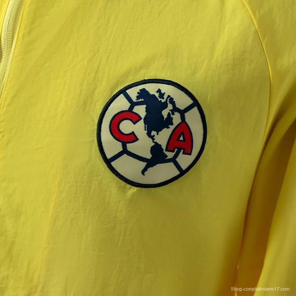2026 Club America Yellow Jacket Windbreaker