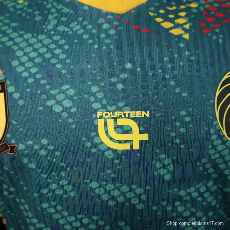 2026 Player Version Cameroon Green with Colorful Dot Pattern Jersey