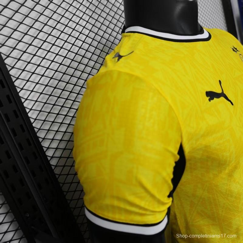 25/26 Player Version Borussia Dortmund Yellow with Black Trim Cup Jersey